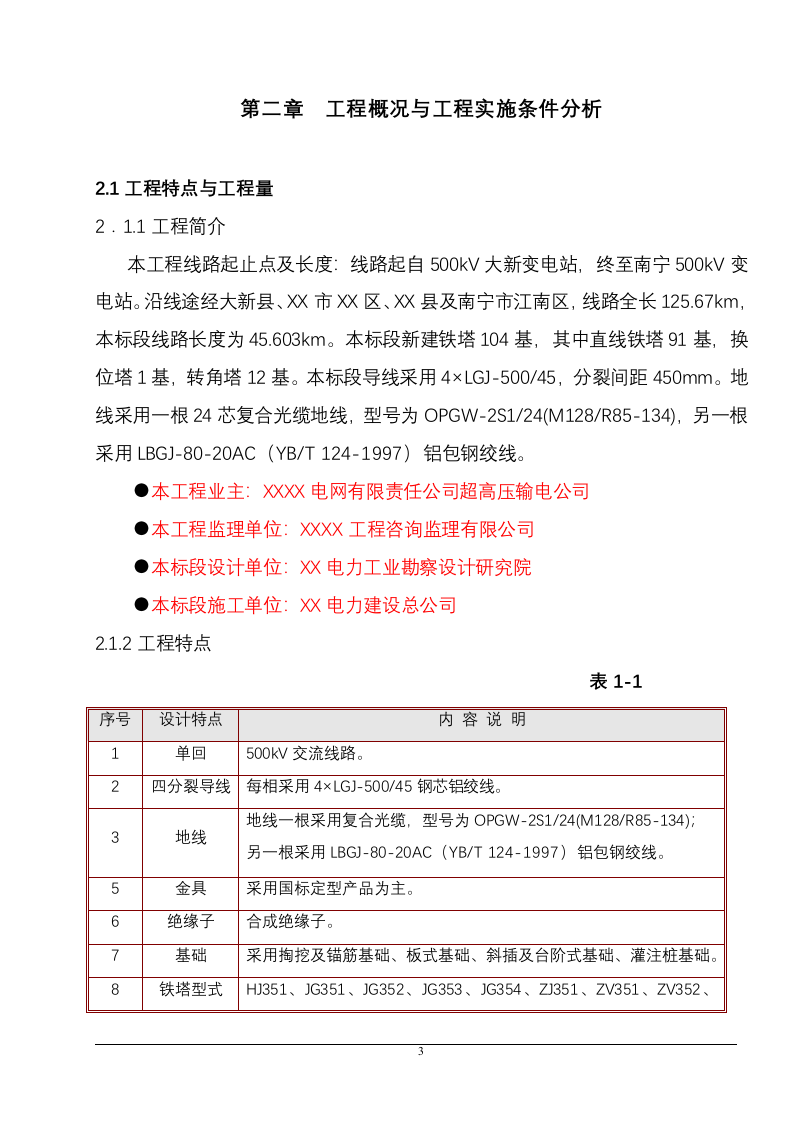 某省500kV输变电工程施工组织设计 160页 .doc 第8页