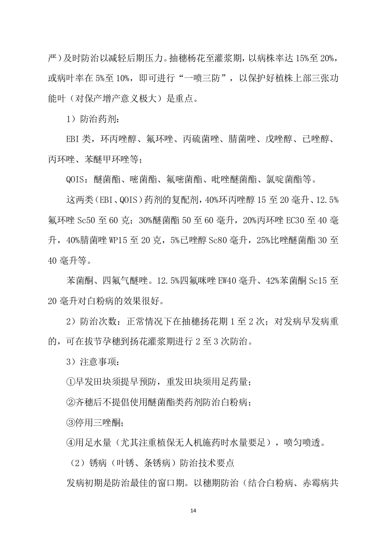 水稻病虫害统防统治投标方案模板（531）（2024年修订版）.docx 第14页