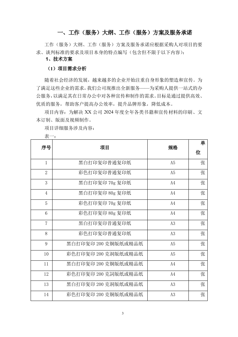 2023图文并茂——XX电网办公服务（打印、复印、印刷）投标方案（209页）.docx 第3页