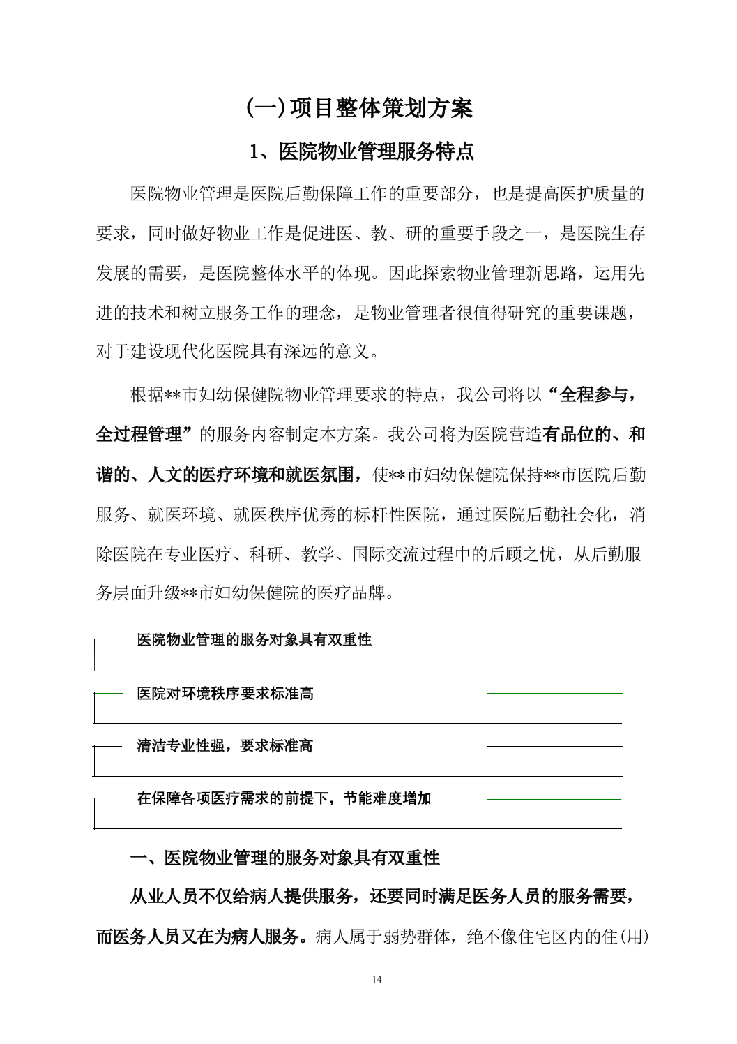 医院物业服务方案（技术标_838页）.docx 第14页