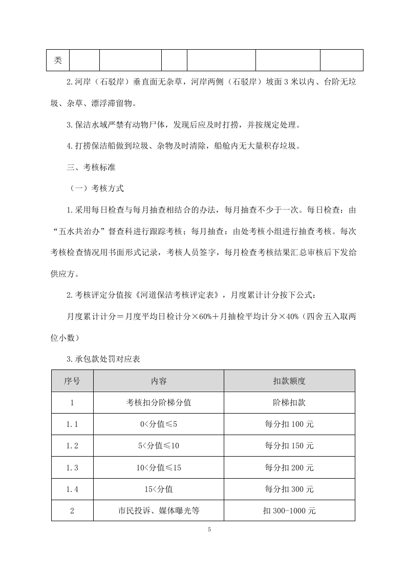 河道清理水浮莲及河道保洁方案模板（449）.doc 第5页