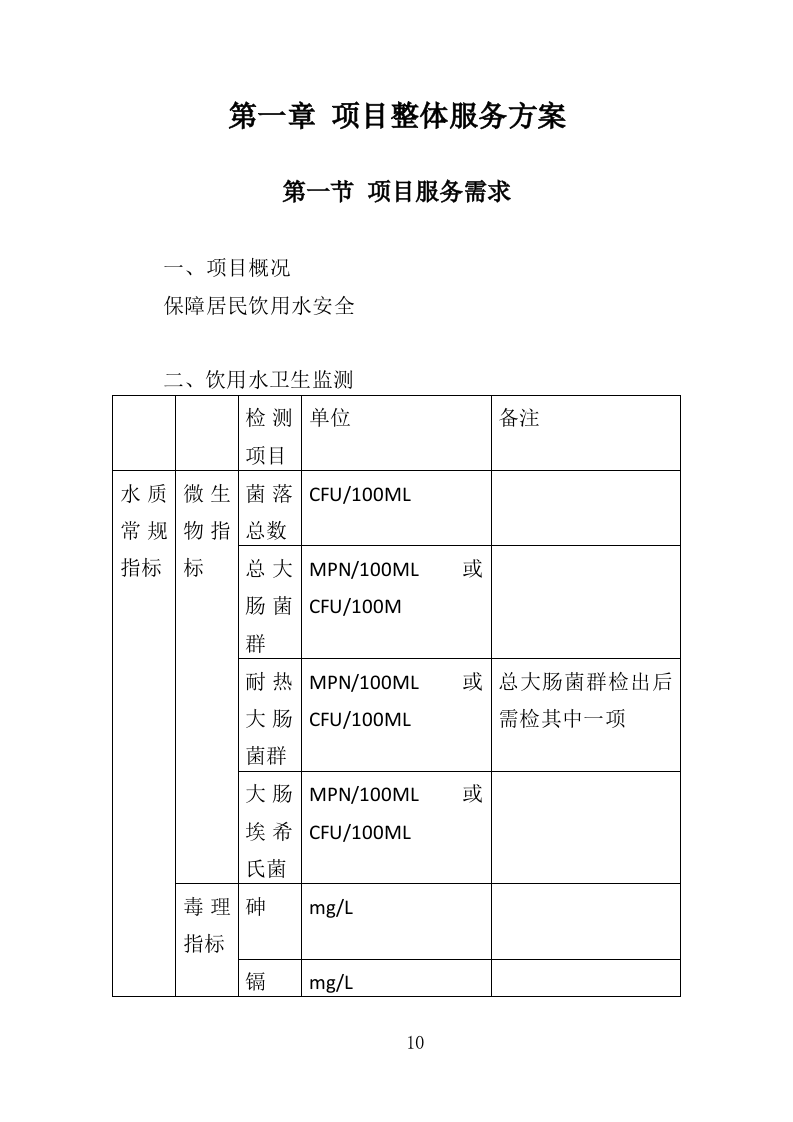 饮用水卫生监测服务方案（353页）.doc 第10页
