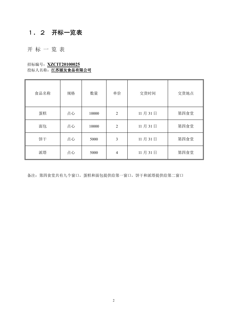 食品蛋糕点心投标书121.doc 第6页