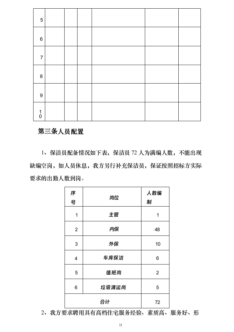 小区保洁服务投标方案（377页）（2024年修订版）.docx 第11页