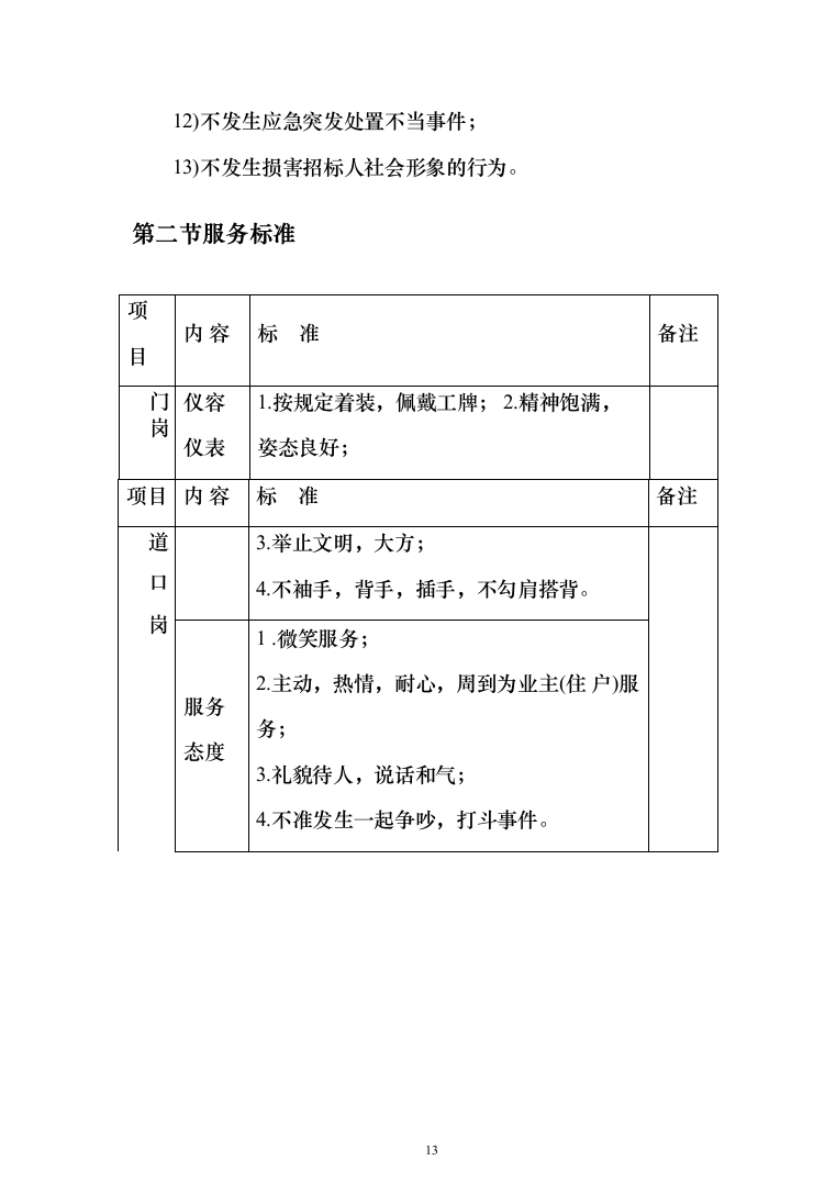 庭院小区秩序维护服务投标方案（455页）（2024年修订版）.docx 第13页