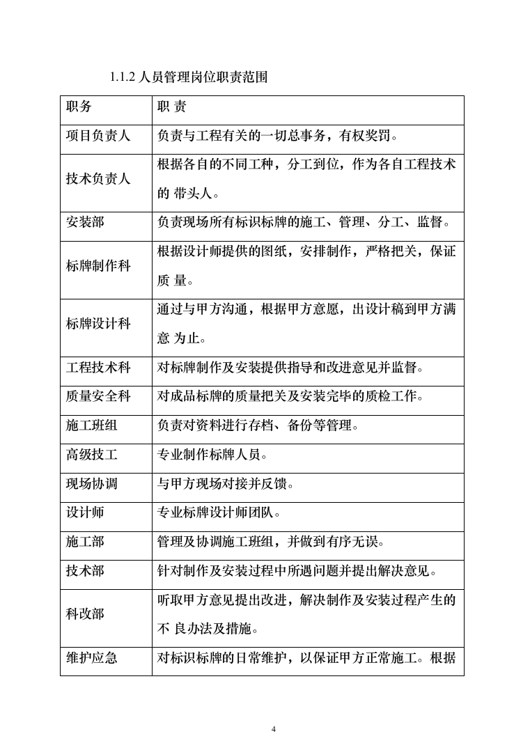 标识牌制作安装服务方案（技术标_187页）（2024年修订版）.docx 第4页