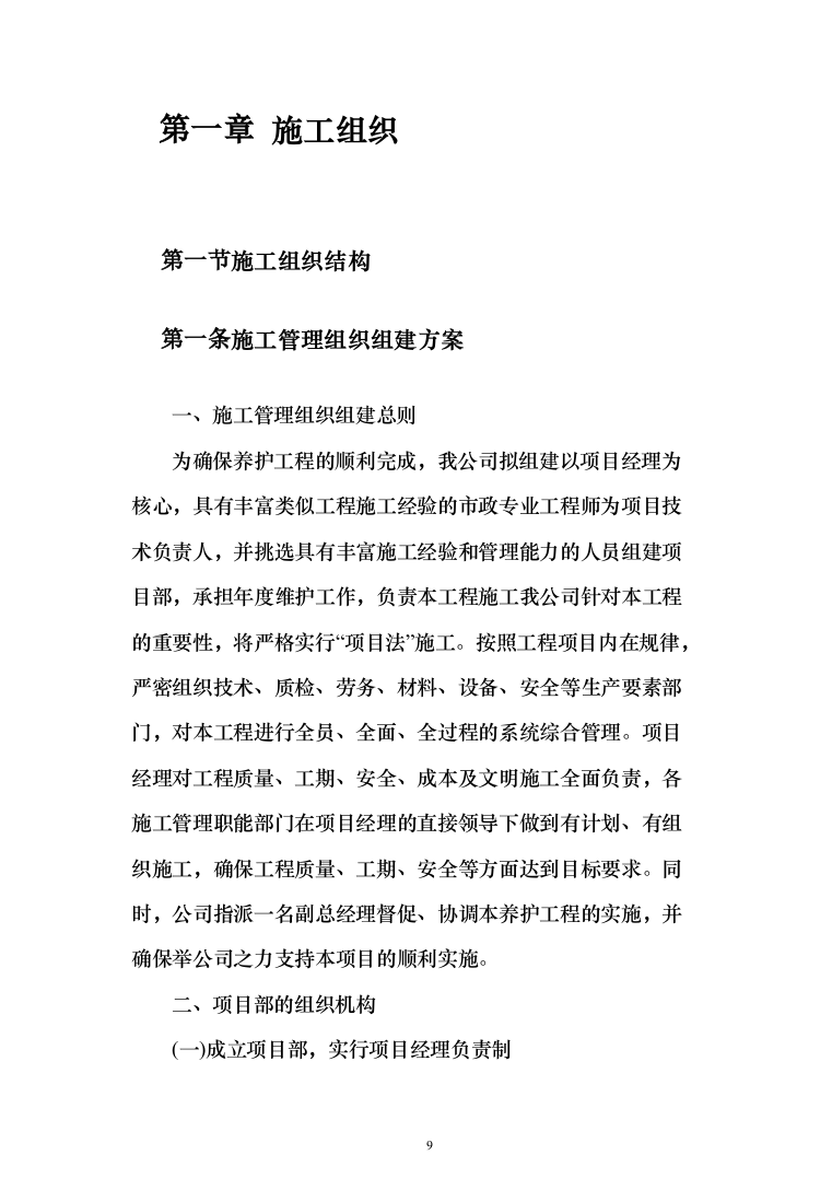 道路、市政设施维修养护服务方案（技术标 927页）（2024年修订版）.docx 第9页