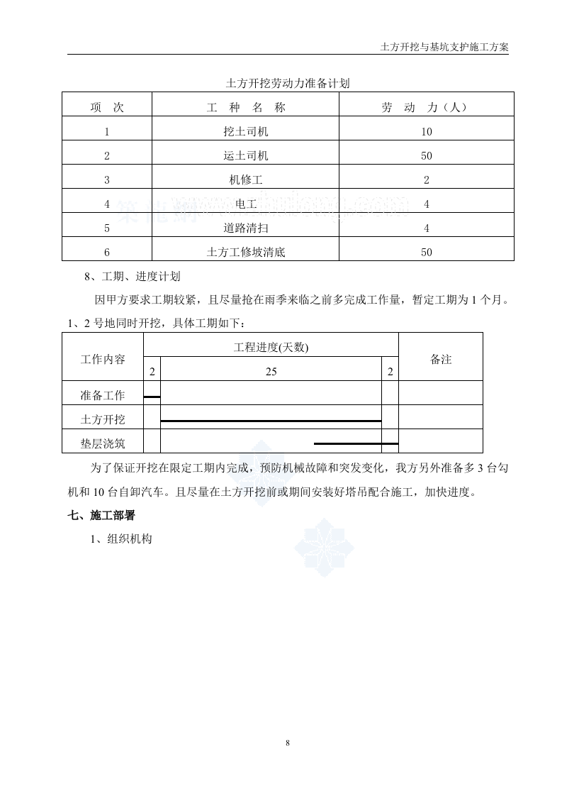 佛山市某工程土方开挖施工方案.doc 第8页