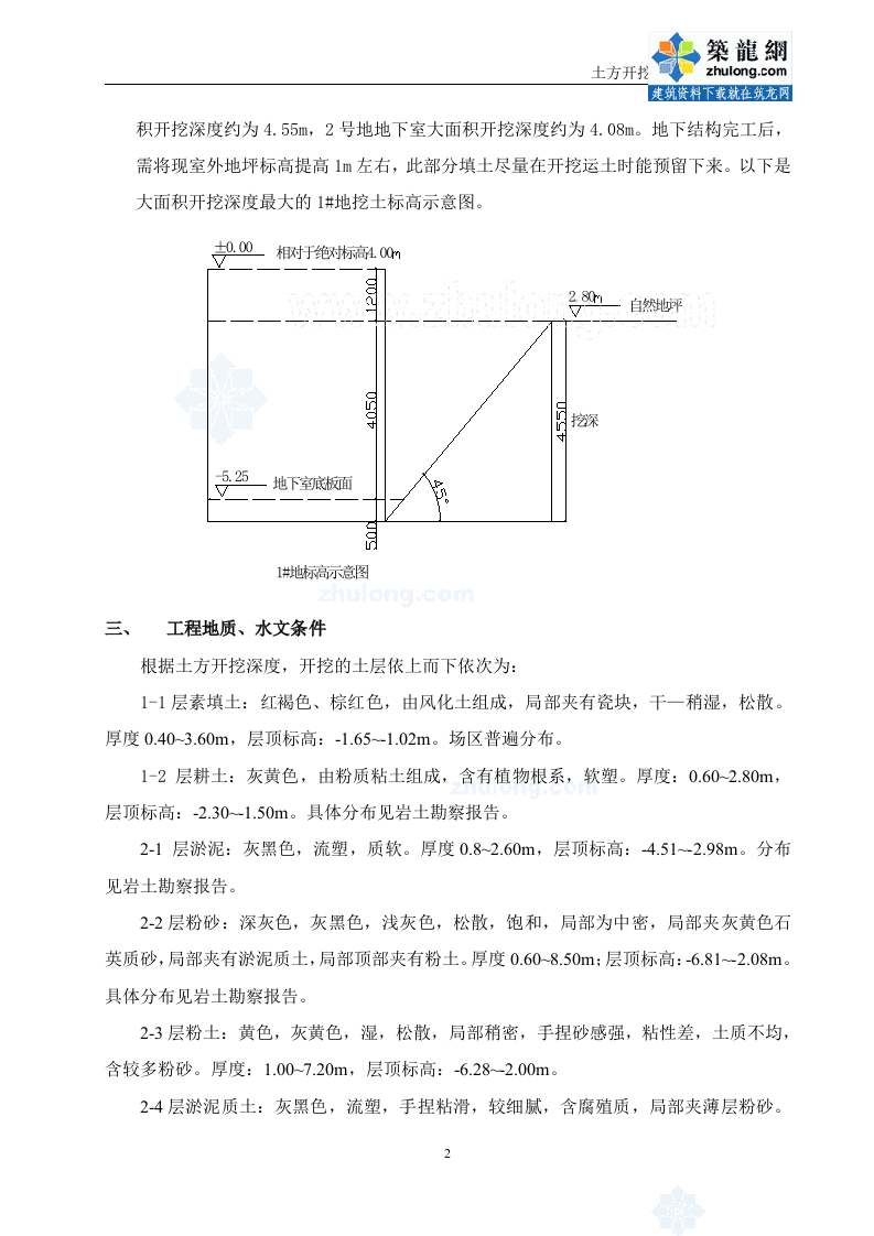 佛山市某工程土方开挖施工方案.doc 第2页