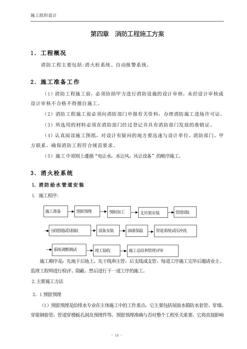 公司消防安装工程施工组织设计方案.doc 第14页