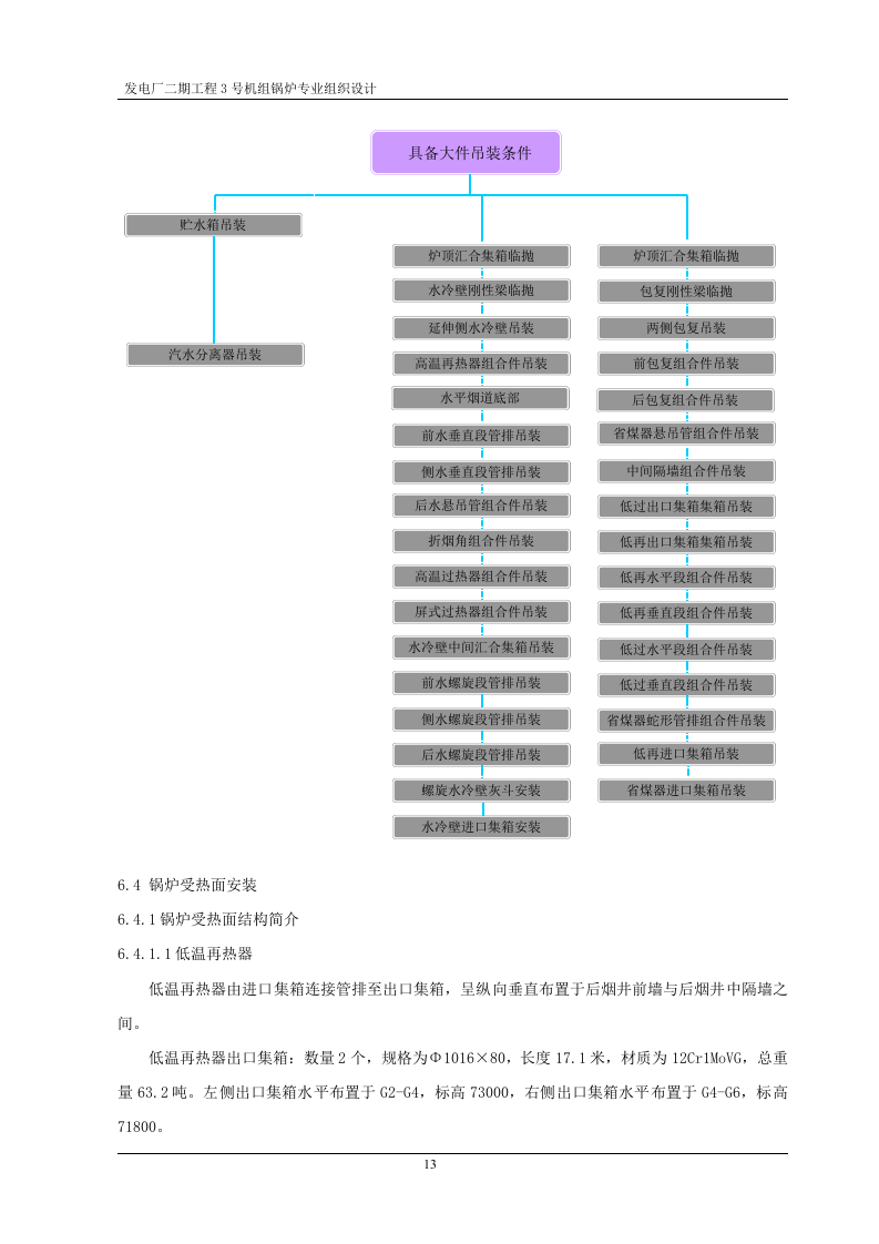 厂二期工程3号机组锅炉专业组织设计.doc 第13页