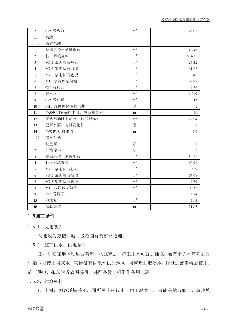 堤防工程投标书施工组织设计方案.doc 第4页