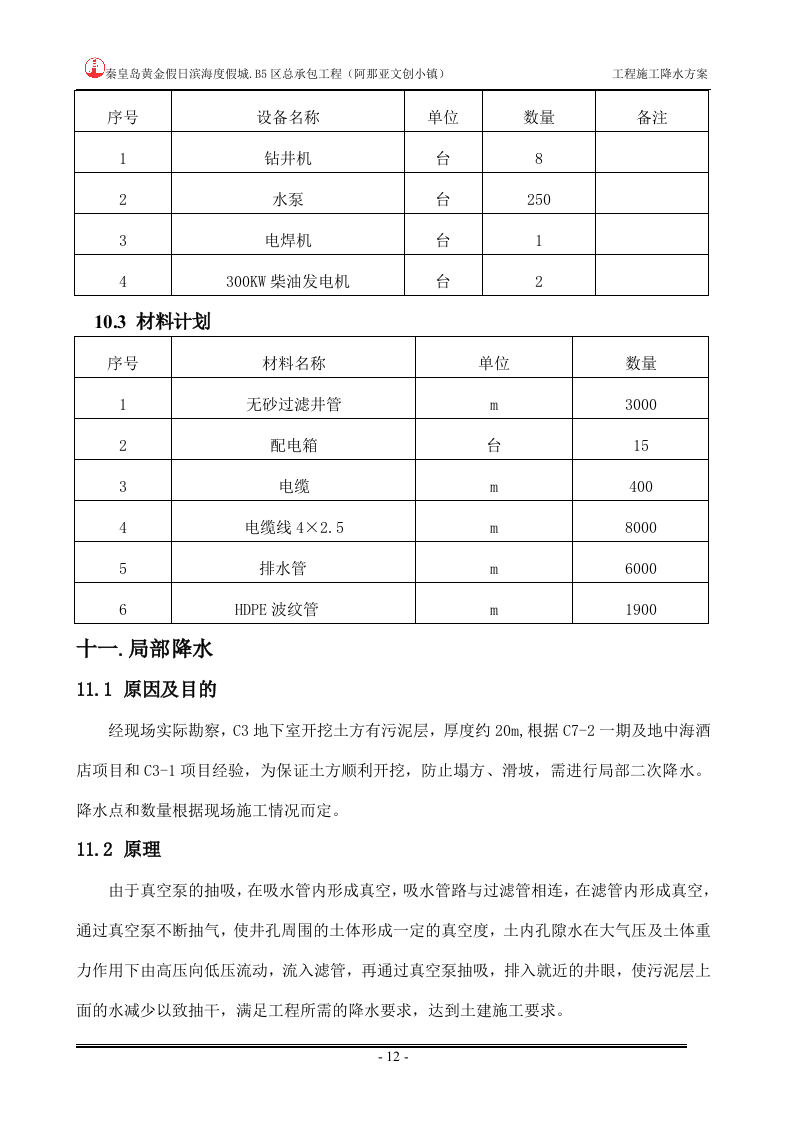 工程降水施工方案.doc 第12页