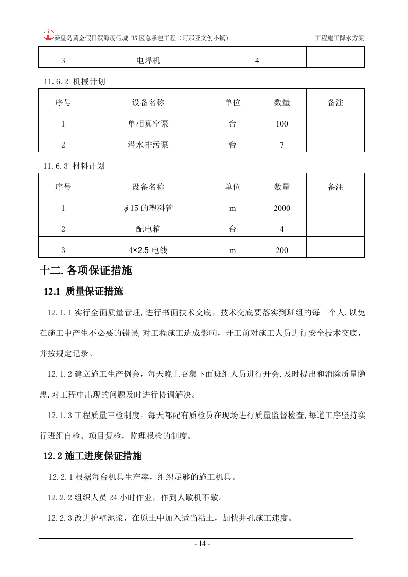 工程降水施工方案.doc 第14页