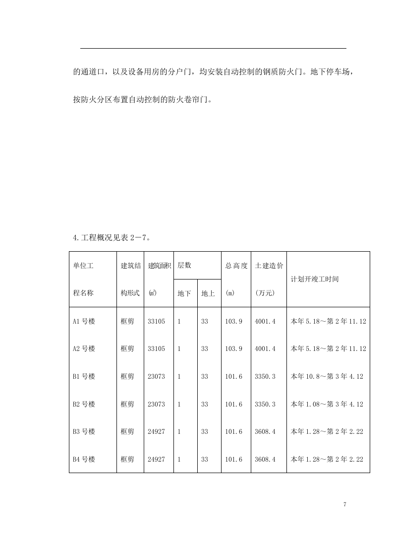 幢层的高级豪华高层商住楼施工组织设计.doc 第7页