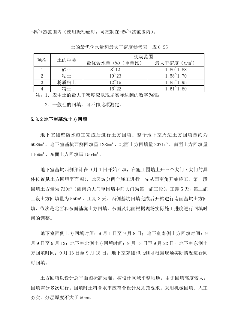 广东某高层住宅基坑土方回填施工方案.doc 第5页