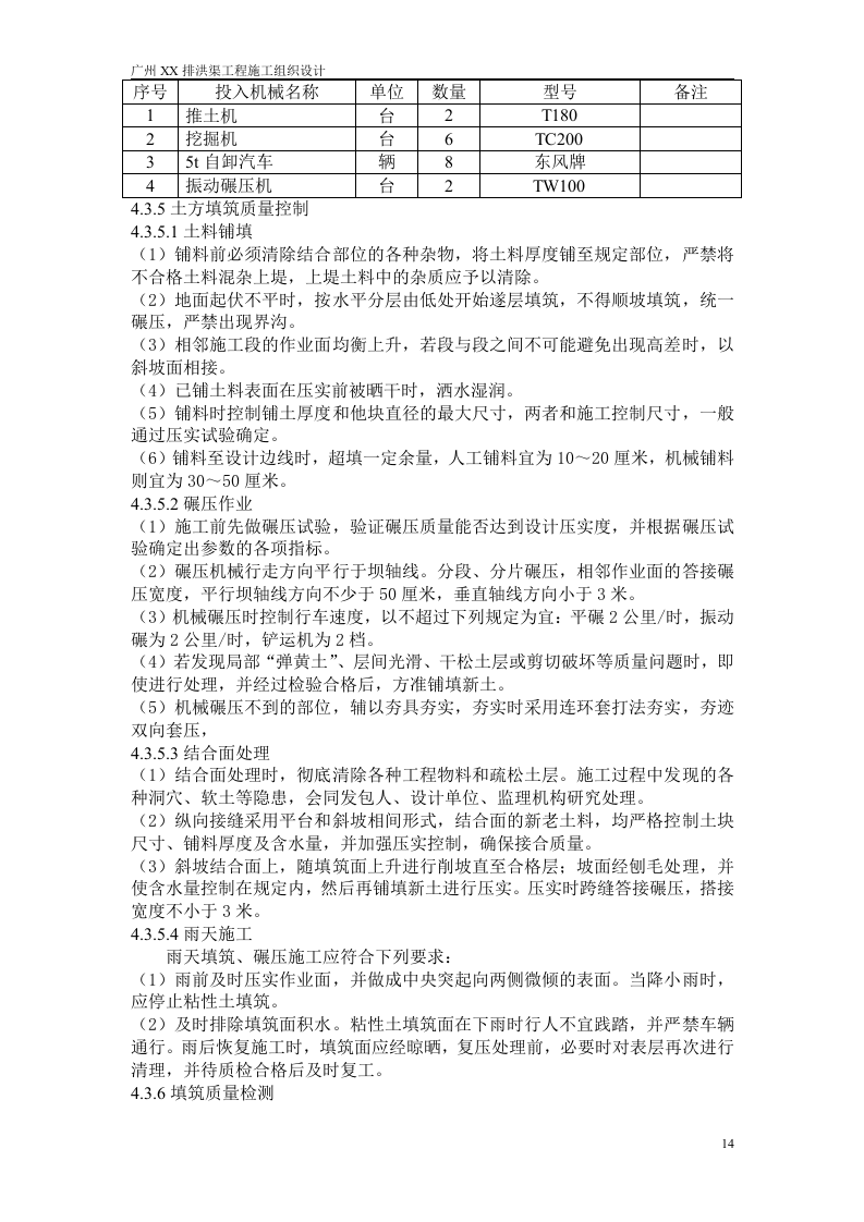 广州某排洪渠工程施工组织设计方案.doc 第14页