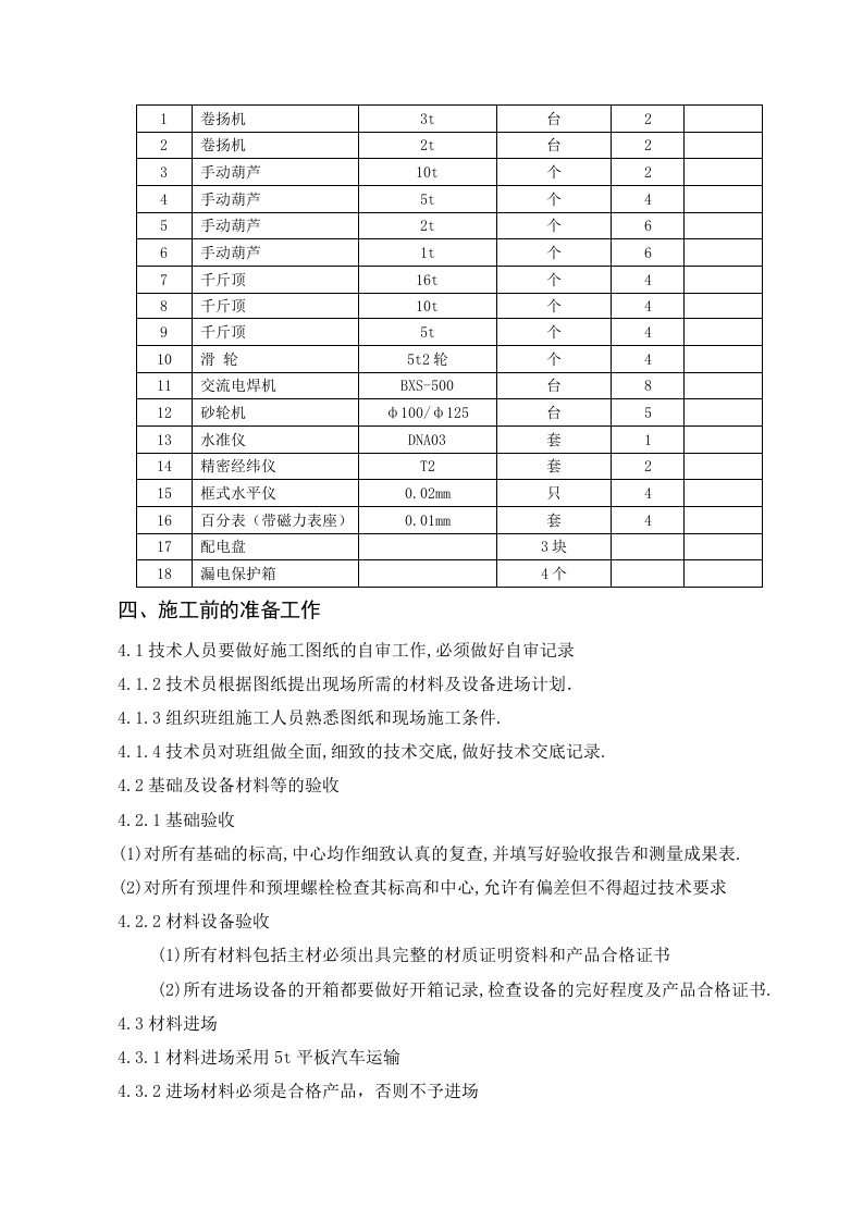 福祥选煤厂设备安装方案.doc 第5页