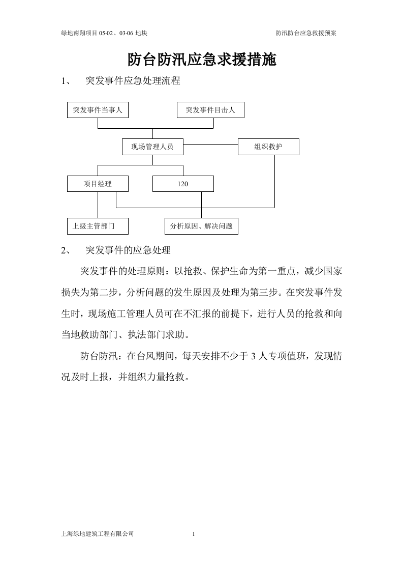防汛防台应急救援预案.doc 第1页