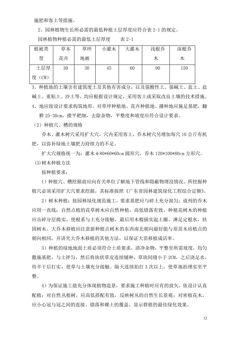 隔离带景观工程施工组织设计方案.doc 第12页