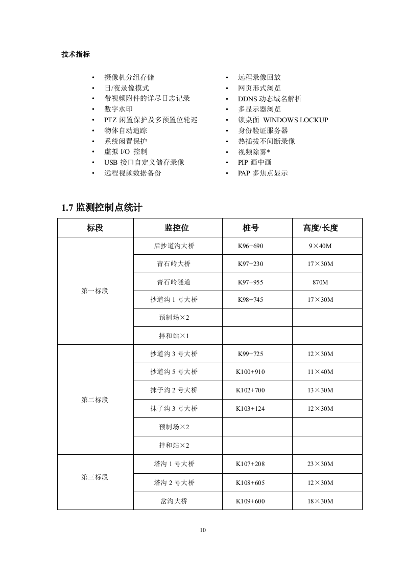 高速公路监控方案.doc 第10页