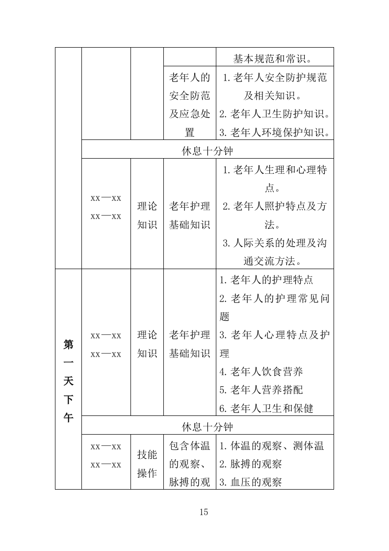 家庭照护者培训投标方案（366页）.doc 第15页