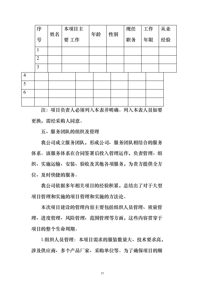 衣服、服装、运动鞋定制制作及供货投标方案（338页）（2024年修订版）.docx 第15页