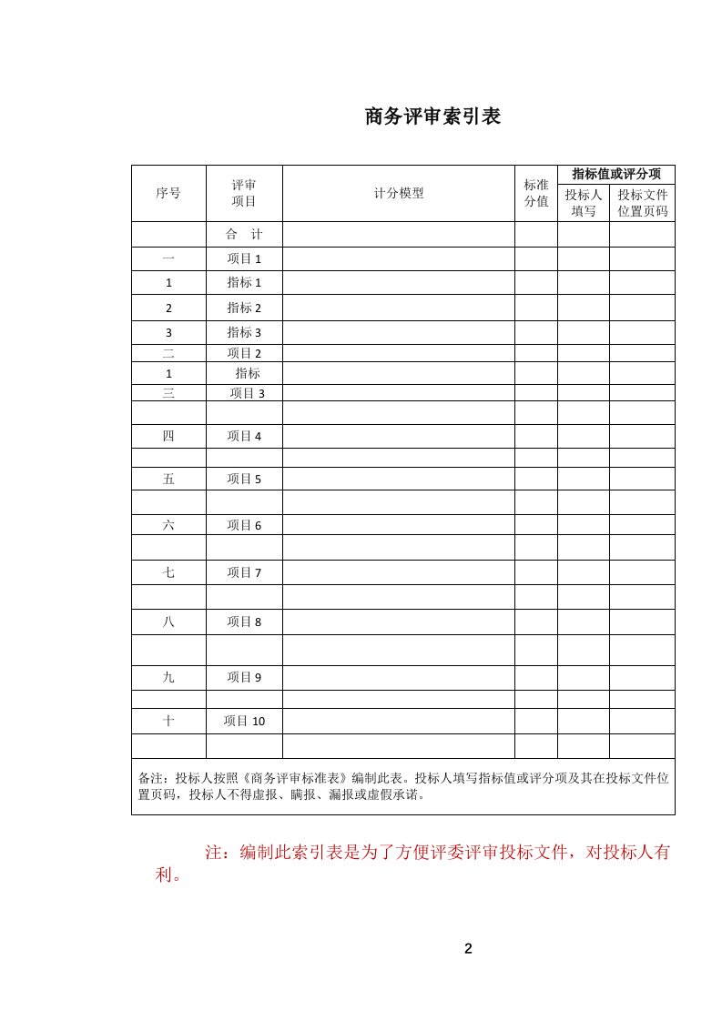 定点酒店住宿餐饮会议服务投标文件.docx 第3页