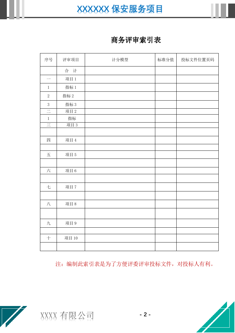医院保安服务投标文件.docx 第3页