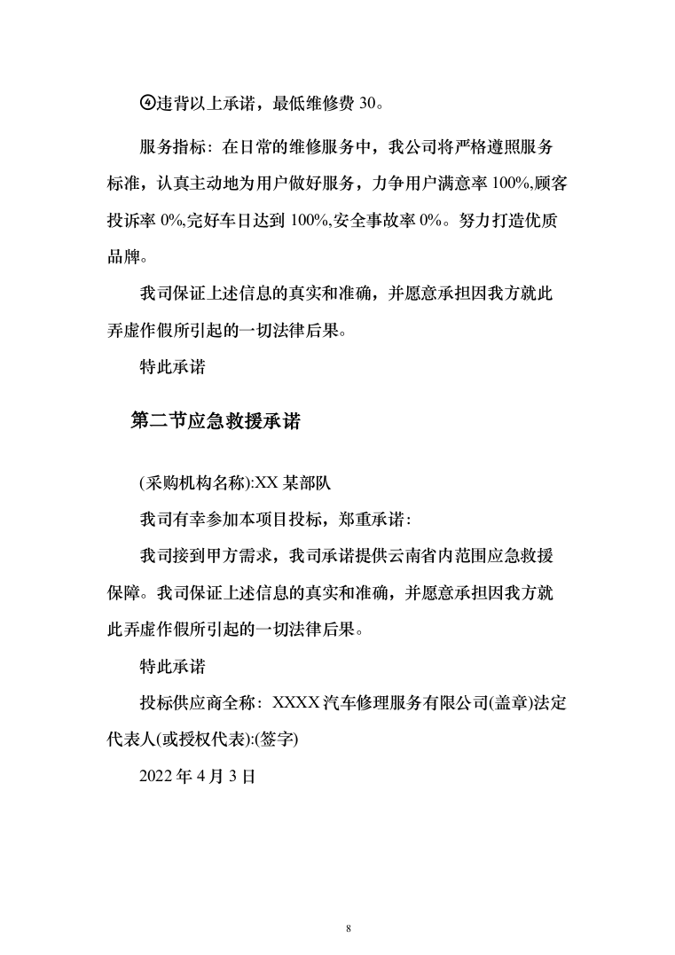 车辆维修项目投标方案（140页）（2024年修订版）.docx 第8页