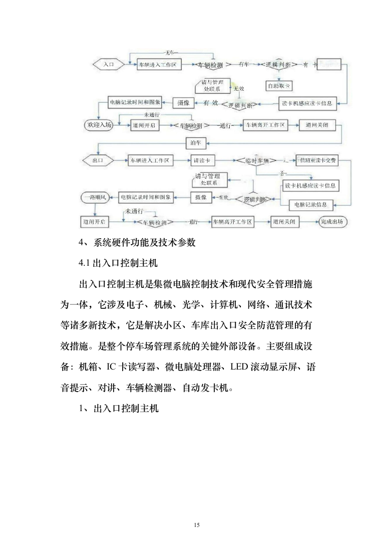 停车场门禁一卡通、系统设计及施工投标方案（123页）（2024年修订版）.docx 第15页