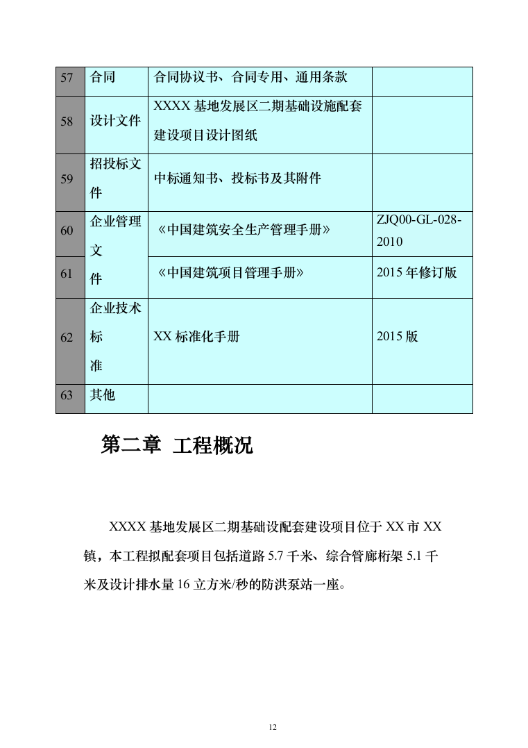 基础设施配套项目投标方案（320页）（2024年修订版）.docx 第12页