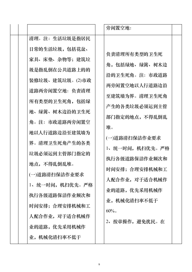 道路清扫保洁及园林绿化投标方案（809页）（2024年修订版）.docx 第9页