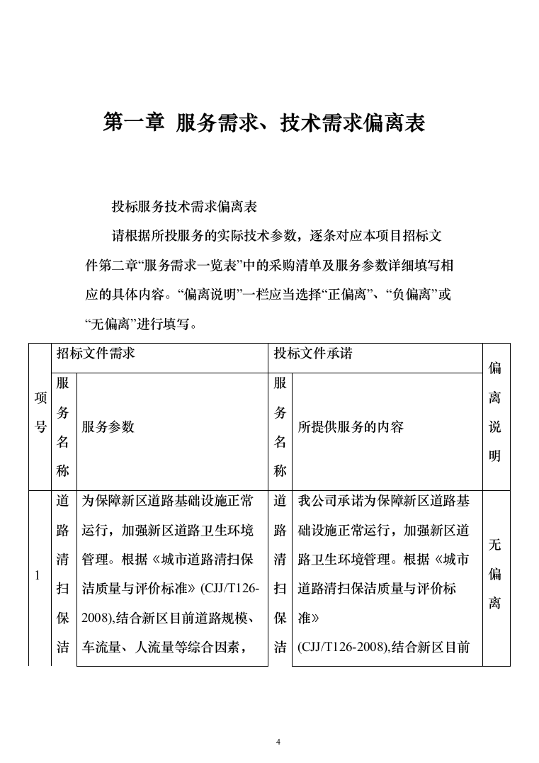 道路清扫保洁及园林绿化投标方案（809页）（2024年修订版）.docx 第4页