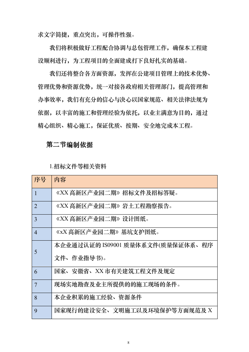 某高新区产业园项目施工组织投标方案（1082页）（2024年修订版）.docx 第8页