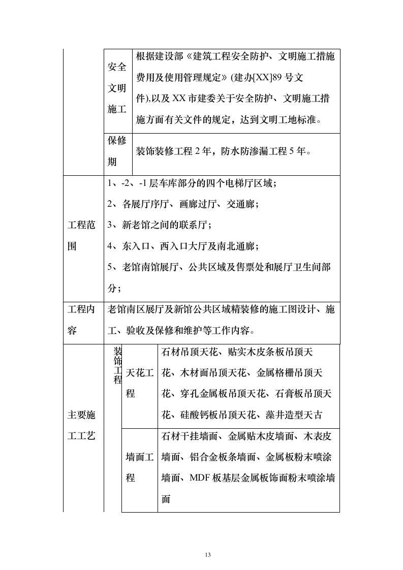 博物馆精装修投标方案（584页）（2024年修订版）.docx 第13页