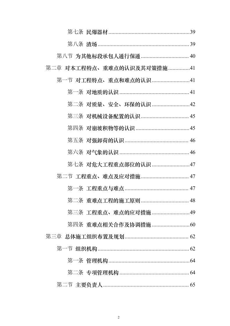 水电站道路及边坡工程投标方案（665页）（2024年修订版）.docx 第2页