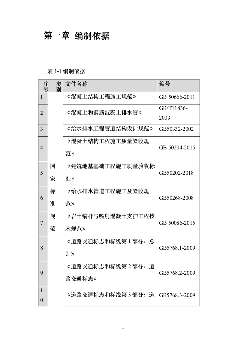 公路改线（扩建）工程技术标596页（2024年修订版）.docx 第9页