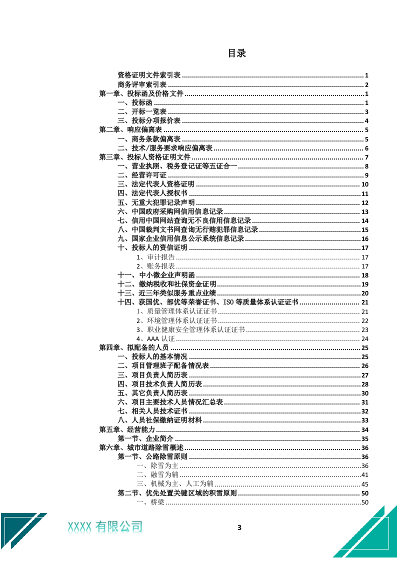 城市道路、桥梁除冰除雪服务投标文件.docx 第4页