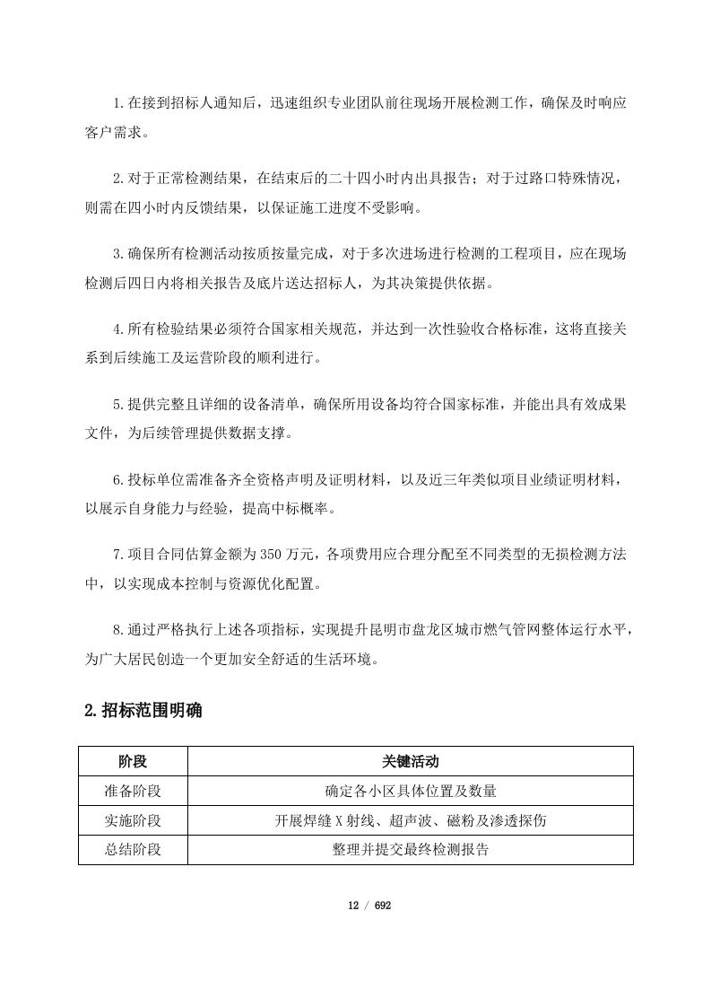 昆明市盘龙区城市燃气管道老化更新改造项目管道焊缝质量检查服务（二标段）(692页).docx 第12页