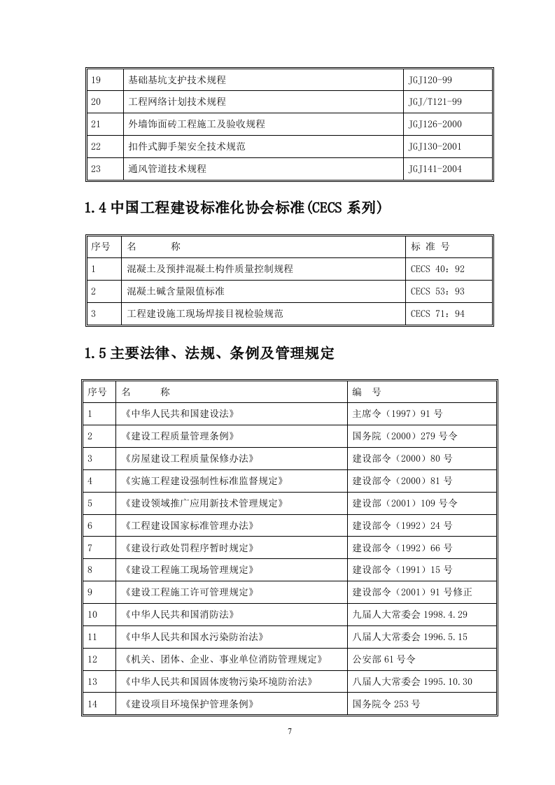 综合办公楼施工组织设计127页.doc 第7页