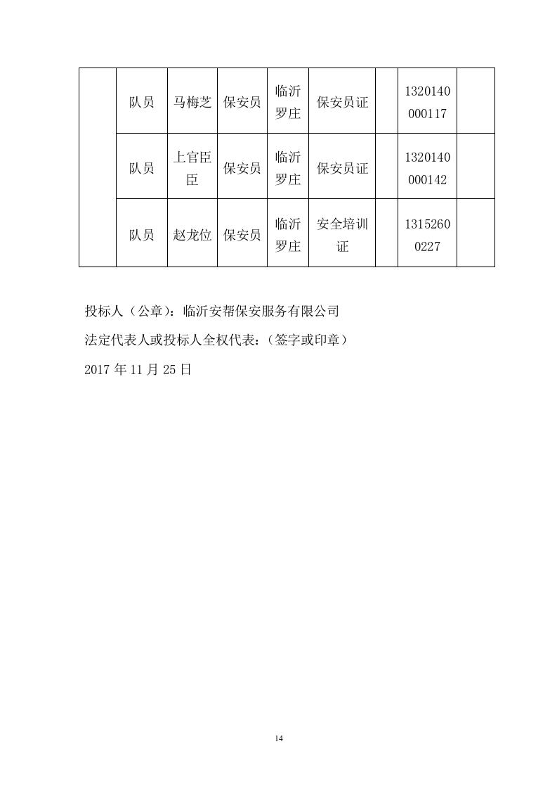 保安服务标书29页.doc 第14页