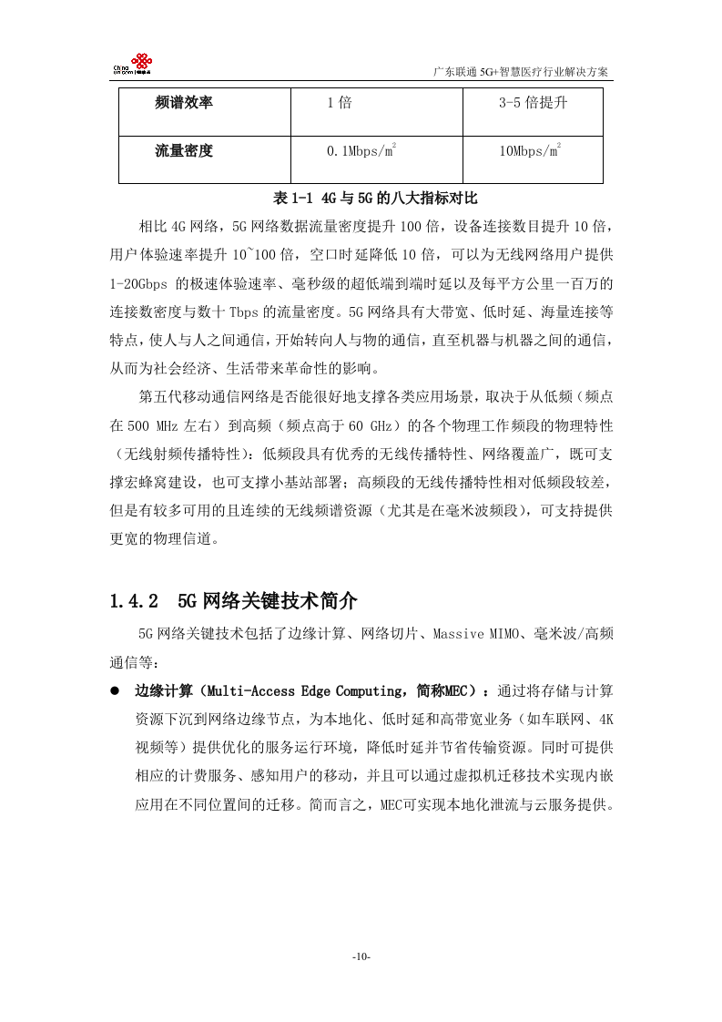 【精品】广东联通5G+医疗行业解决方案v1.0.docx 第13页