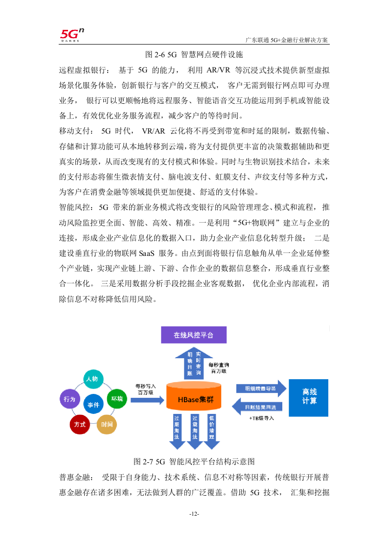 【精品】广东联通5G+金融行业解决方案v1.0.docx 第15页