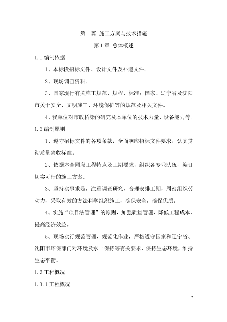 快速路改造工程施工组织设计技术标284页.docx 第7页