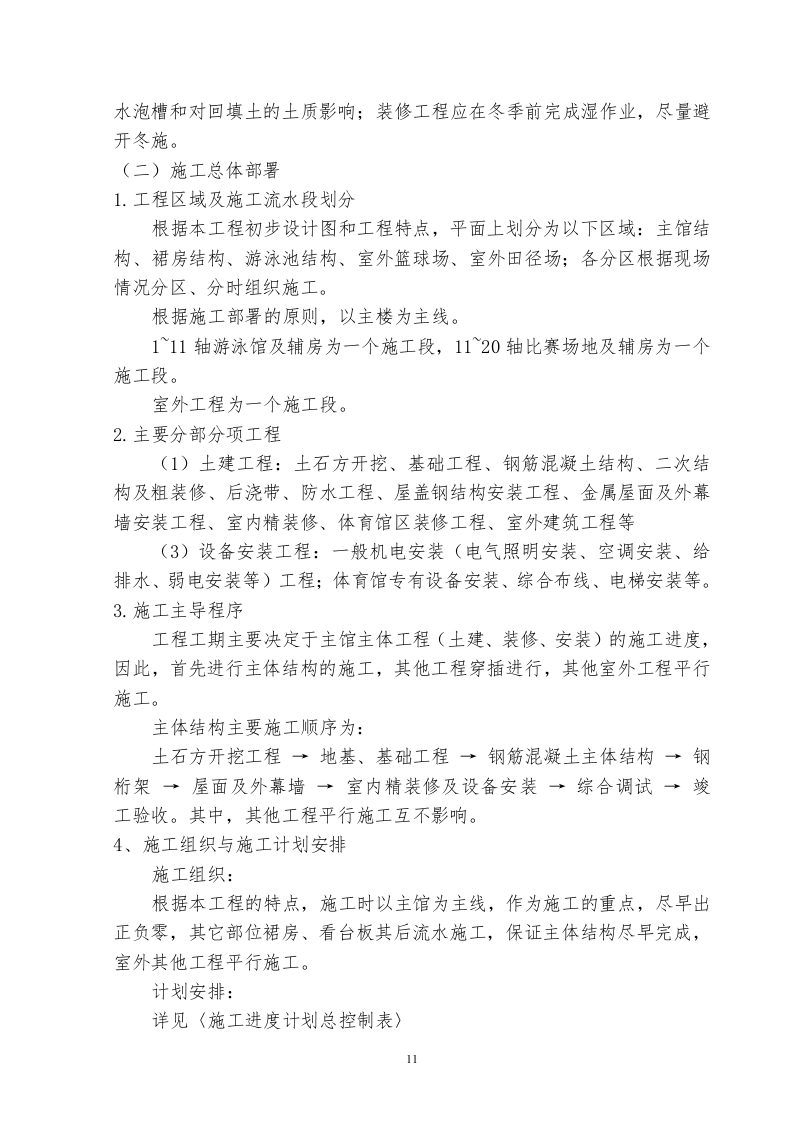 全民健身中心施工组织设计投标文件195页.doc 第11页