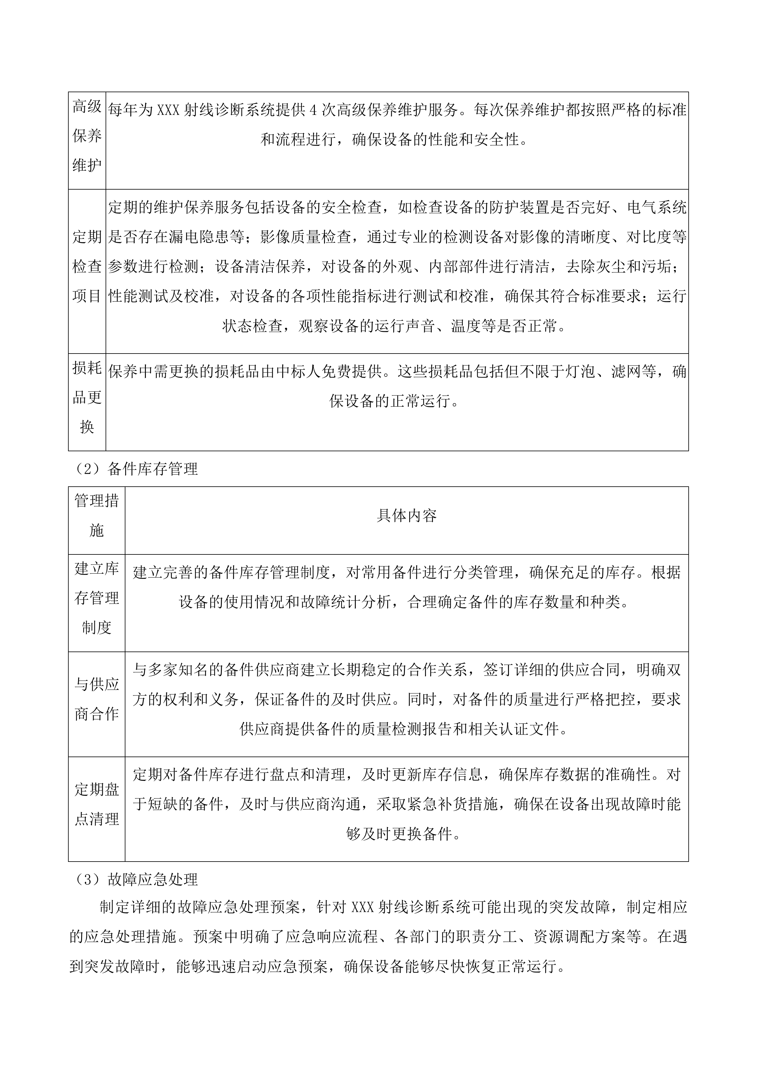 文山州中医医院2025年医疗设备维保服务项目投标方案.docx 第15页