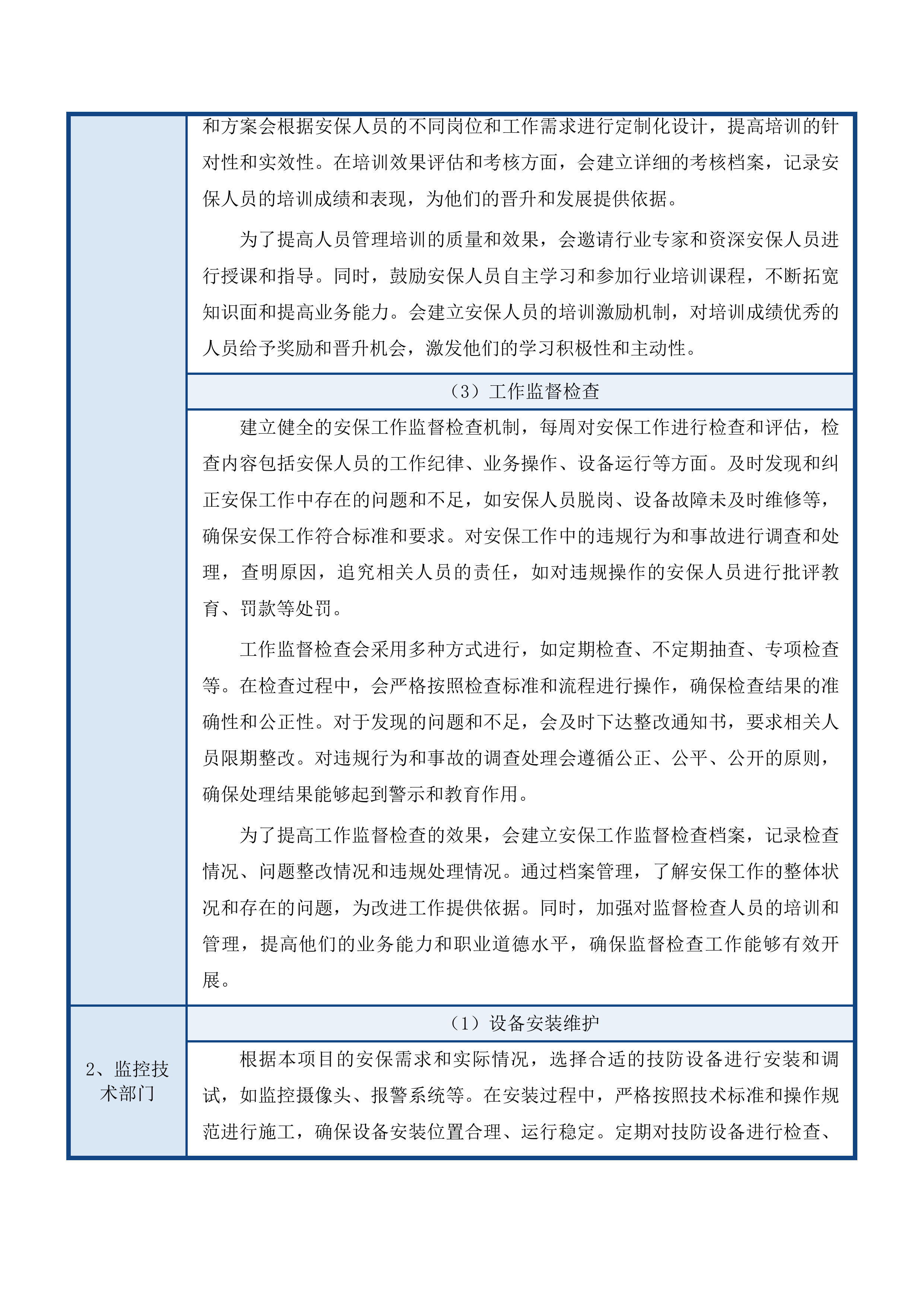 吉林省自然博物馆安保服务委托管理项目投标方案.docx 第13页