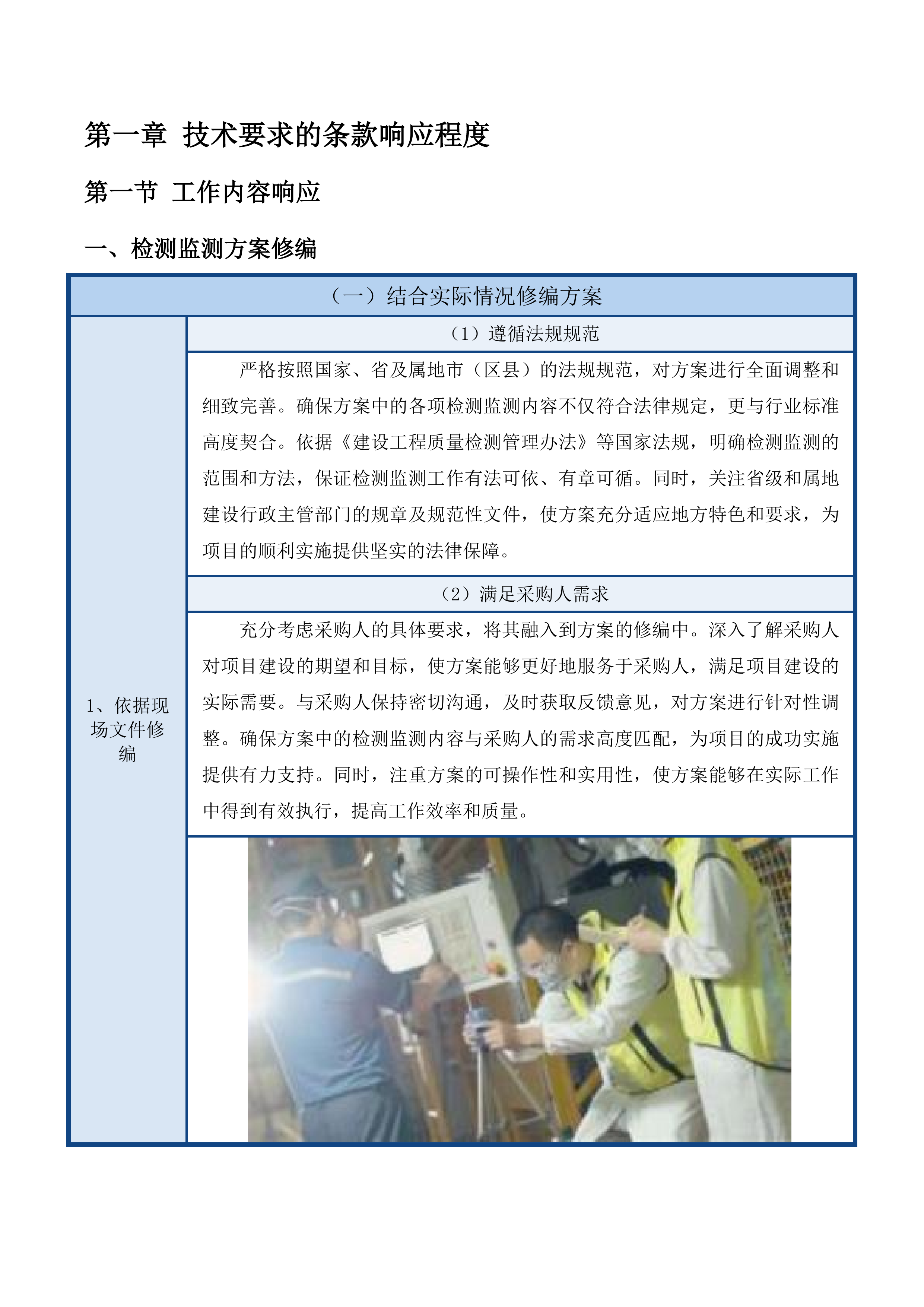 国家陆地搜寻与救护基地广东基地轮训楼、扩建体育运动场及连廊项目第三方检测、监测服务投标方案.docx 第7页