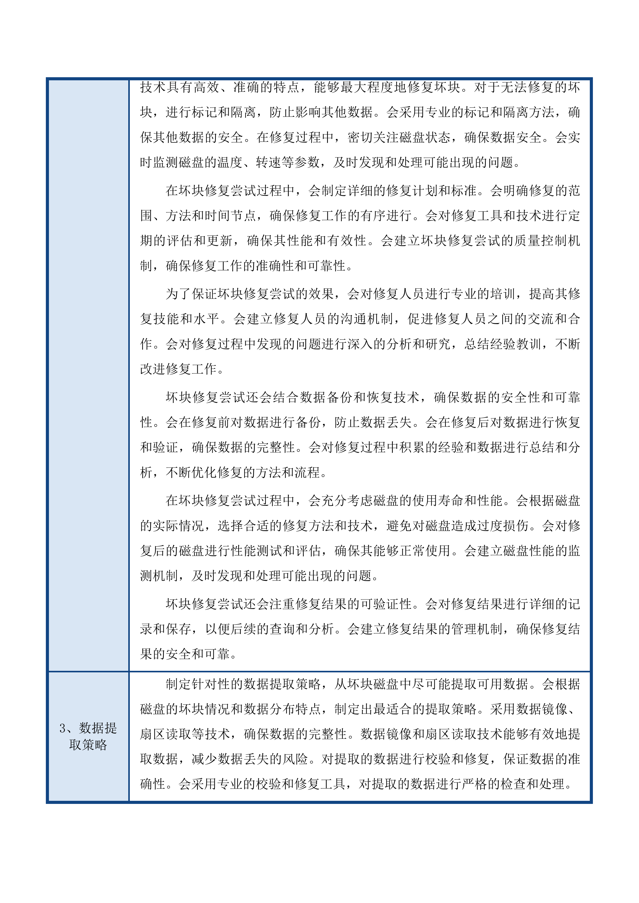 医院服务器数据恢复采购项目投标方案.docx 第11页